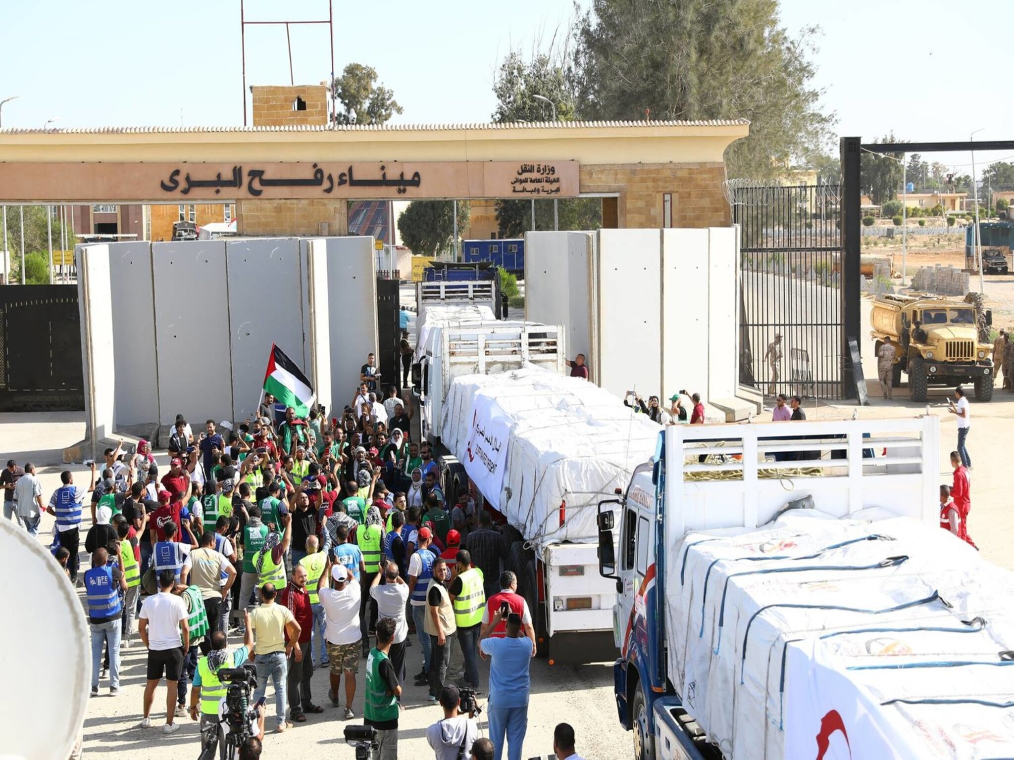 منظمة الصحة العالمية: 4 شاحنات للإمدادات الطبية تحركت إلى غزة اليوم