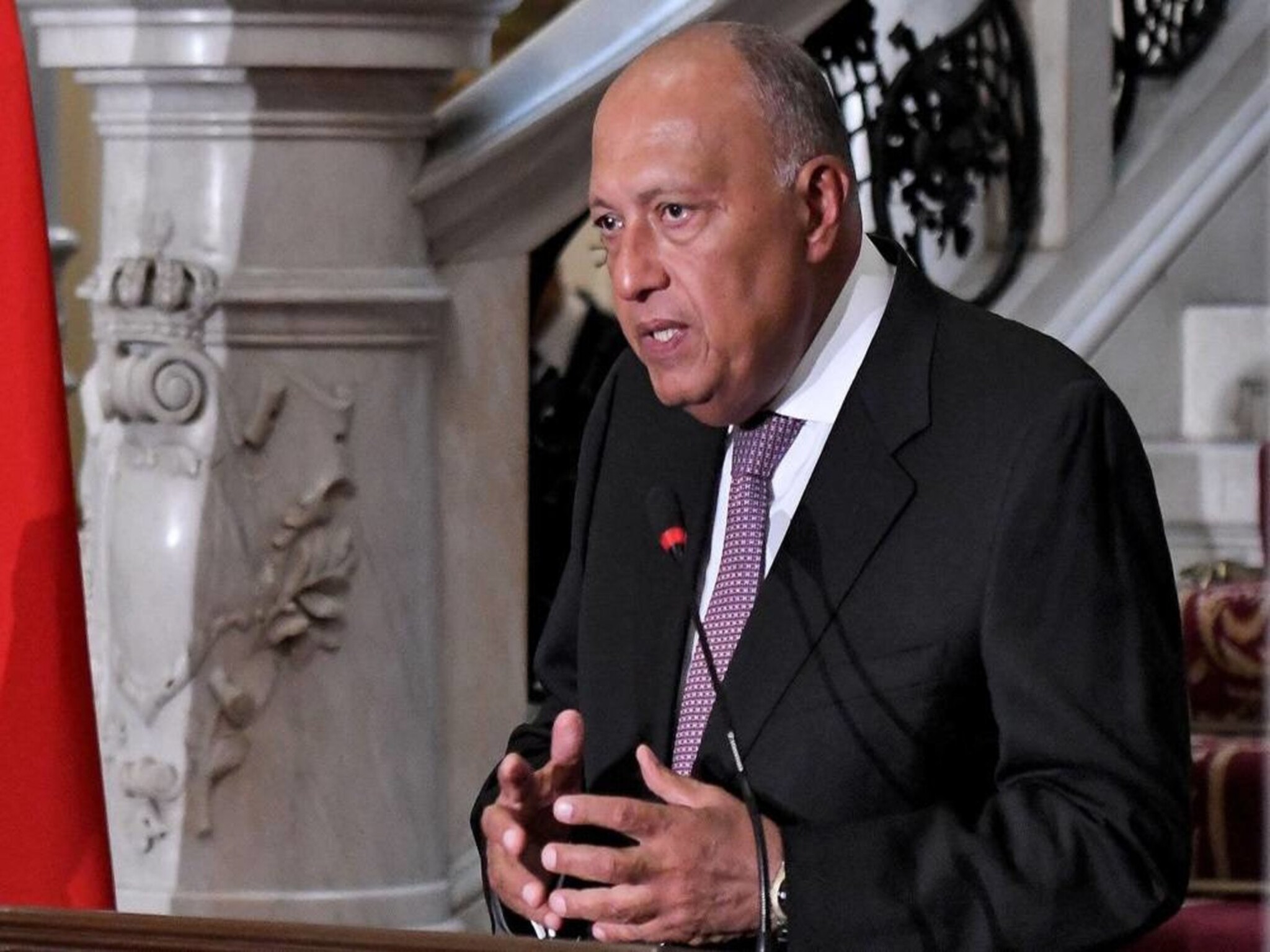 وزير الخارجية المصري | تصريحات وزير المالية الإسرائيلي تخالف القانون الدولي