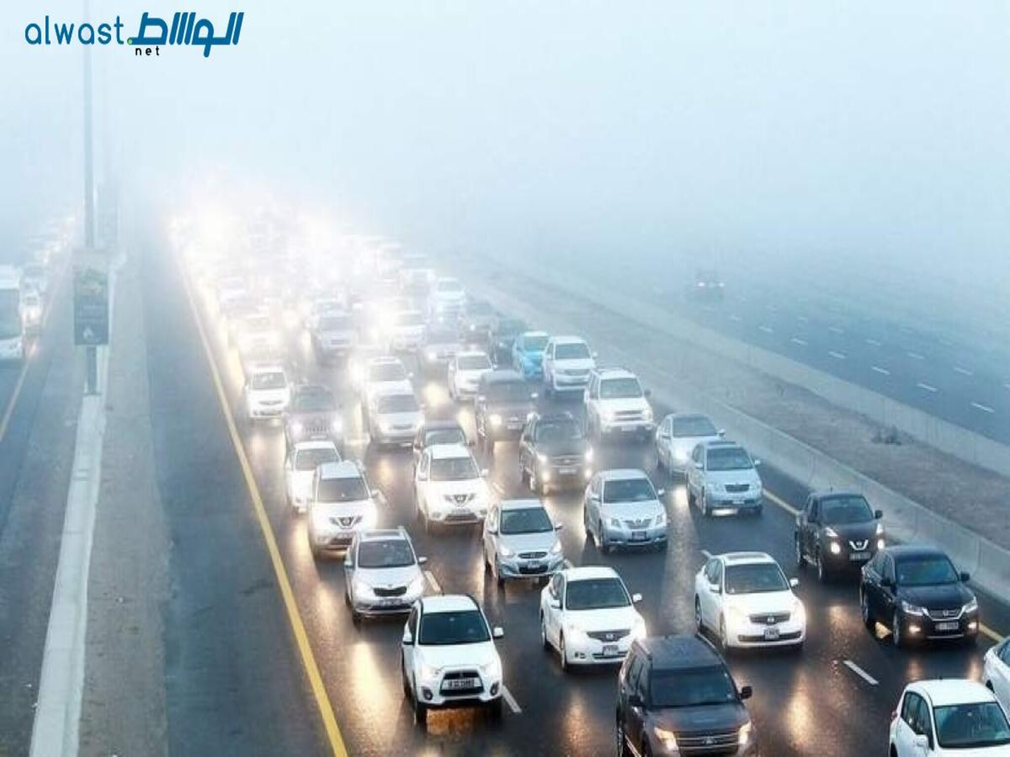 Dubai Police Urges drivers to be careful during foggy weather