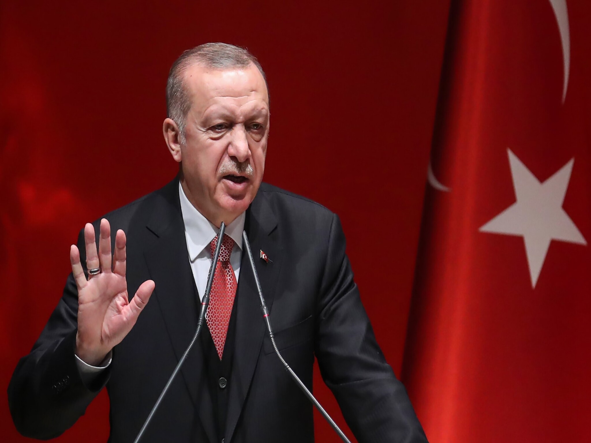 الرئيس التركي يندد مجلس الأمن الدولي بأعتبار أنه أصبح "مجلس حماية إسرائيل" 