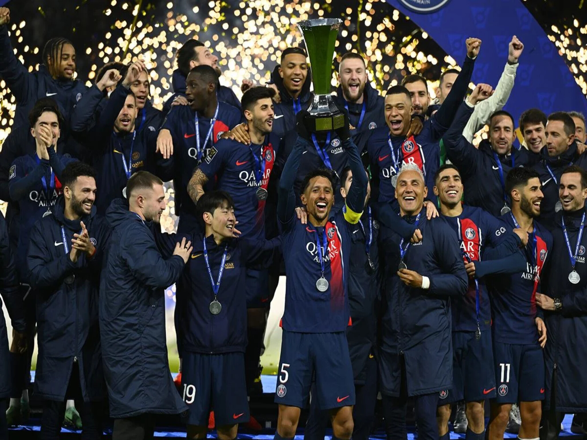 باريس سان جيرمان يحرز لقب كأس السوبر الفرنسي للمرة الـ 12 في تاريخه 