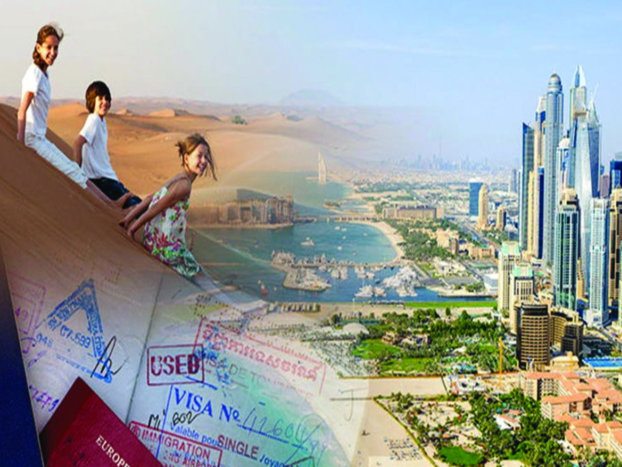 The UAE issues a multiple-entry tourist visa for 5 years