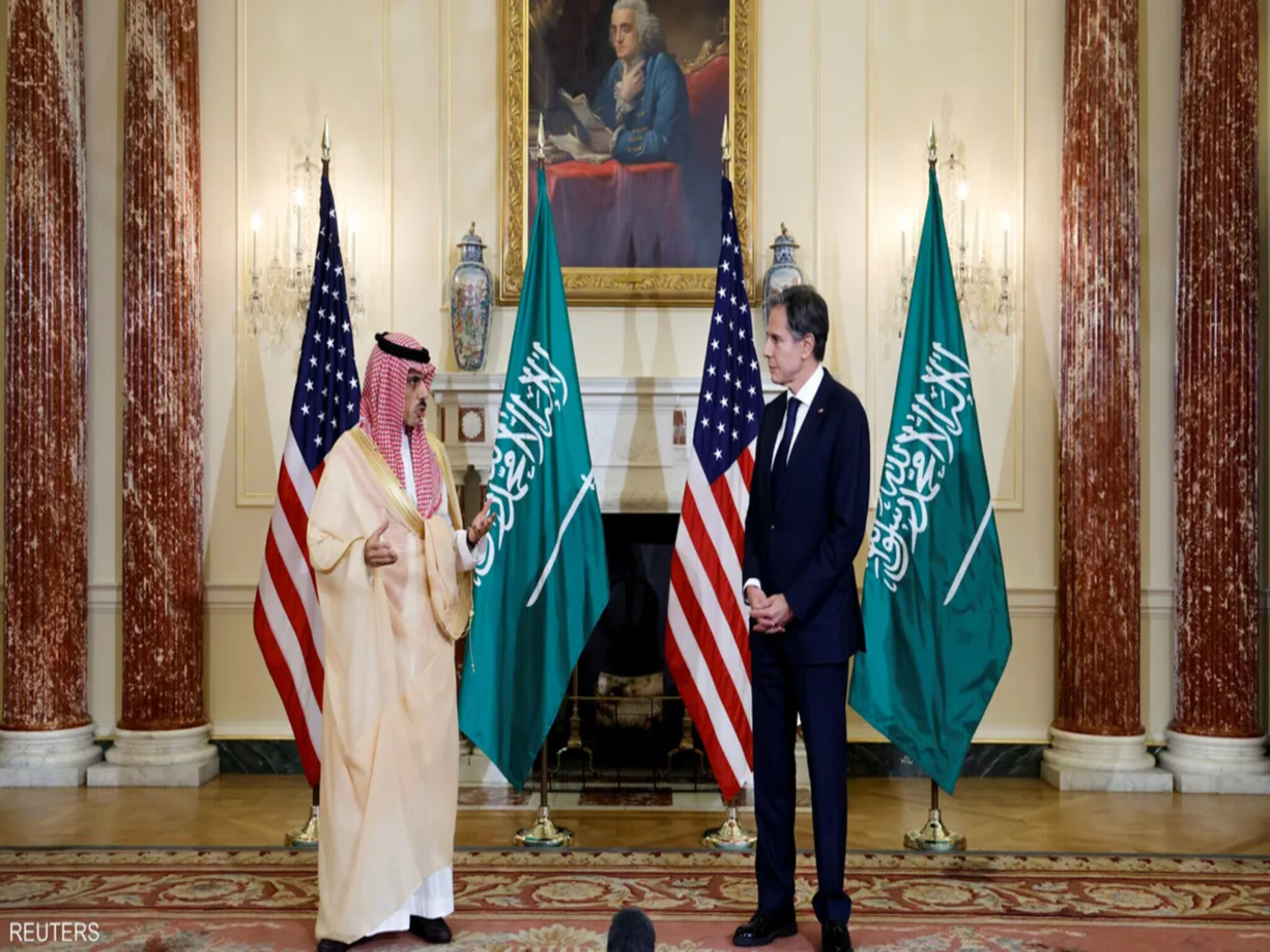 البيت الأبيض يعلن اتفاق ثنائي شبه نهائي بين أميركا والسعودية